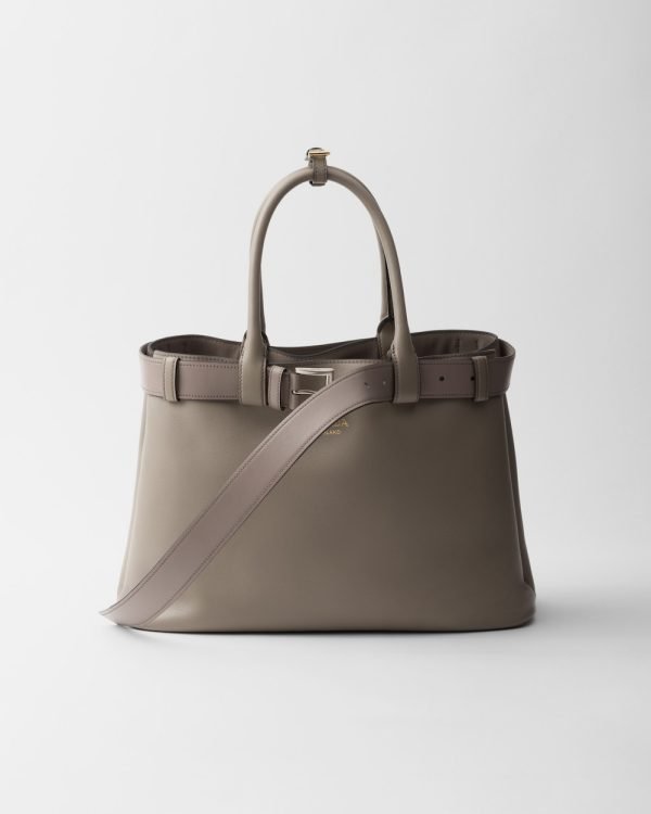 Prada Buckle Large Leather Handbag With Belt 1BA416_2CY9_F0572_V_DBO product photo 1