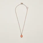 Mini Maillon Necklace, Small Model H100053FOD1 product photo 3