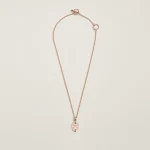 Mini Maillon Necklace, Small Model H100053FOD2 product photo 3