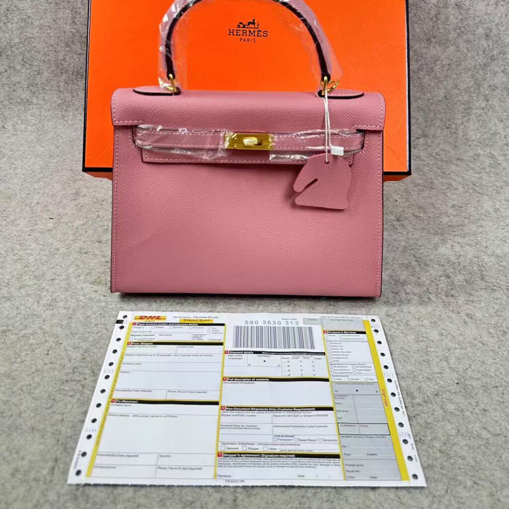 Hermes Evercolor Kelly Retourne 28 Rose D'Ete