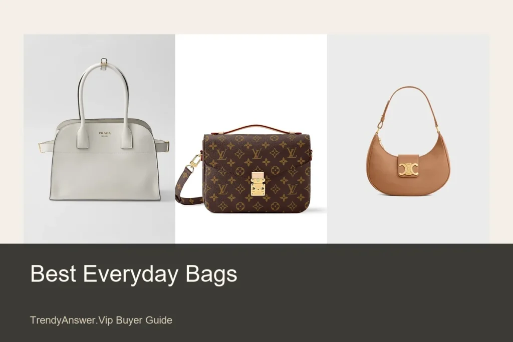 Best everyday designer-inspired bags by use case, including tote, crossbody, and shoulder bag examples.